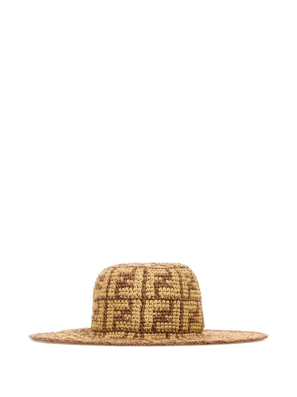 FF motif wide-brim hat Product Image