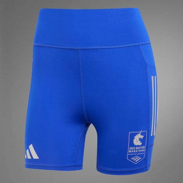 adidas Boston Marathon SS25 Short Tights Onix M 5 Womens Product Image