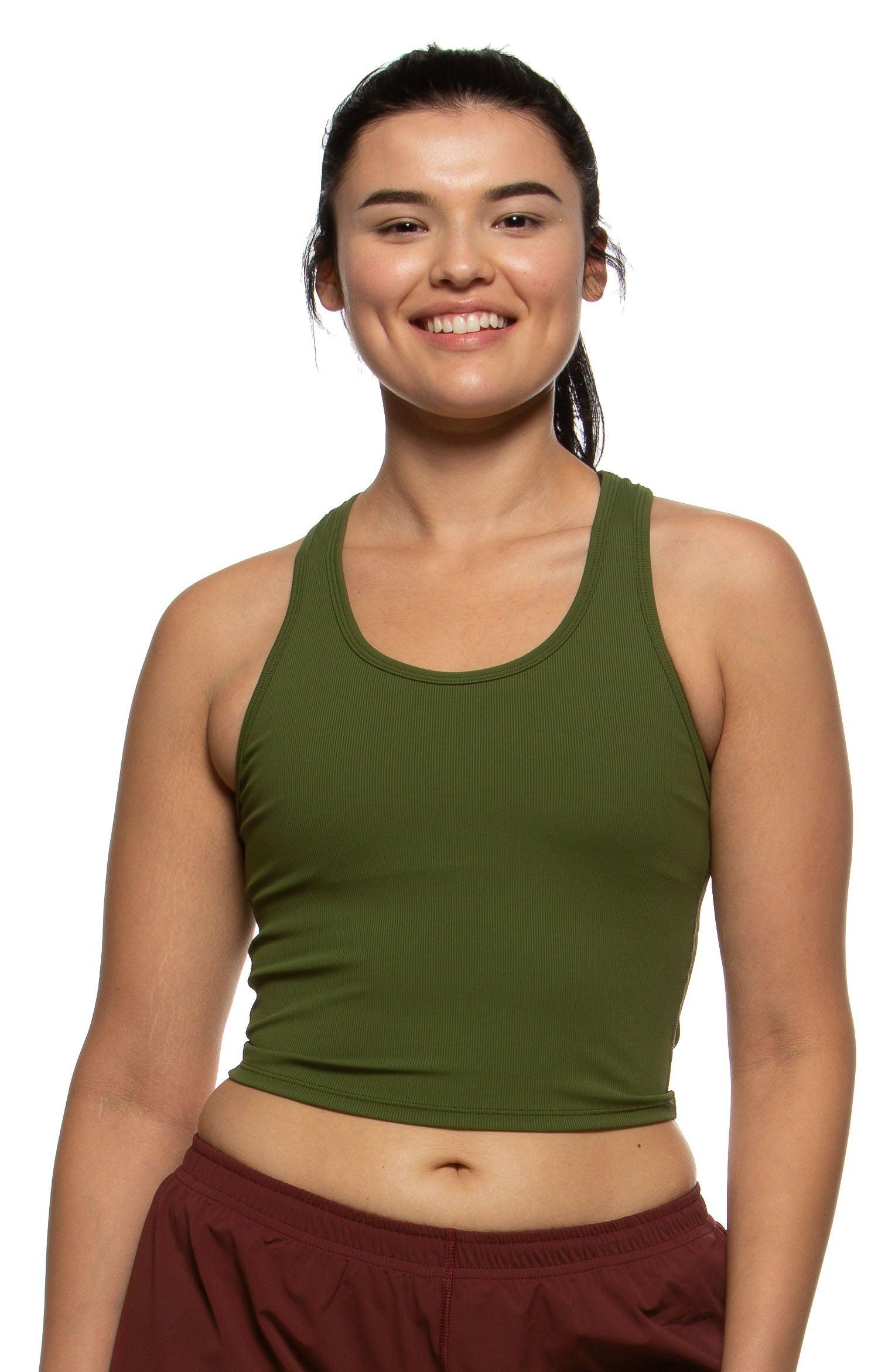 Rochelle Basic Crop Top - Salmon Female Product Image