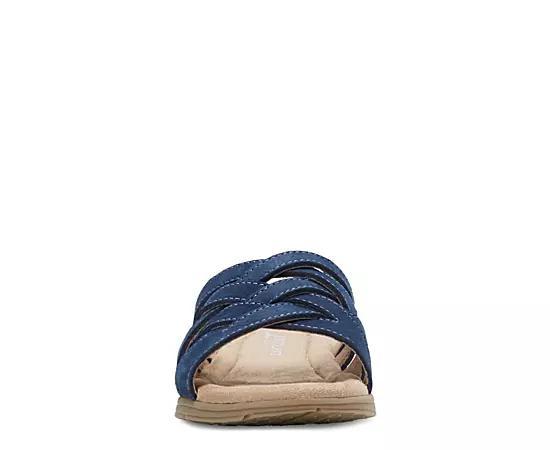 Eastland Hazel Women's Leather Slide Sandals, Size: 9, Light Blue Product Image