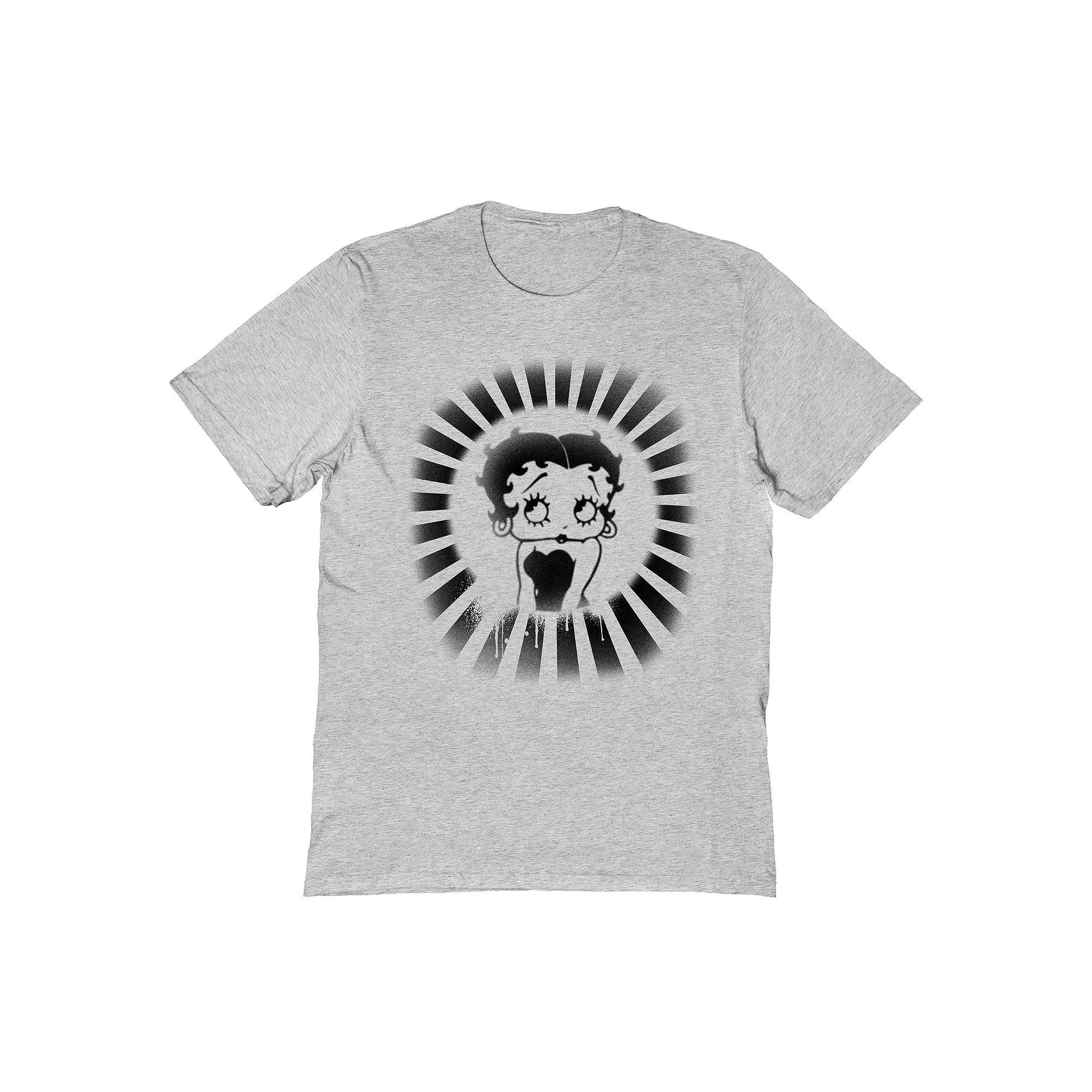 Men's Betty Boop T-Shirt, Size: XL, Tropical Blue Product Image
