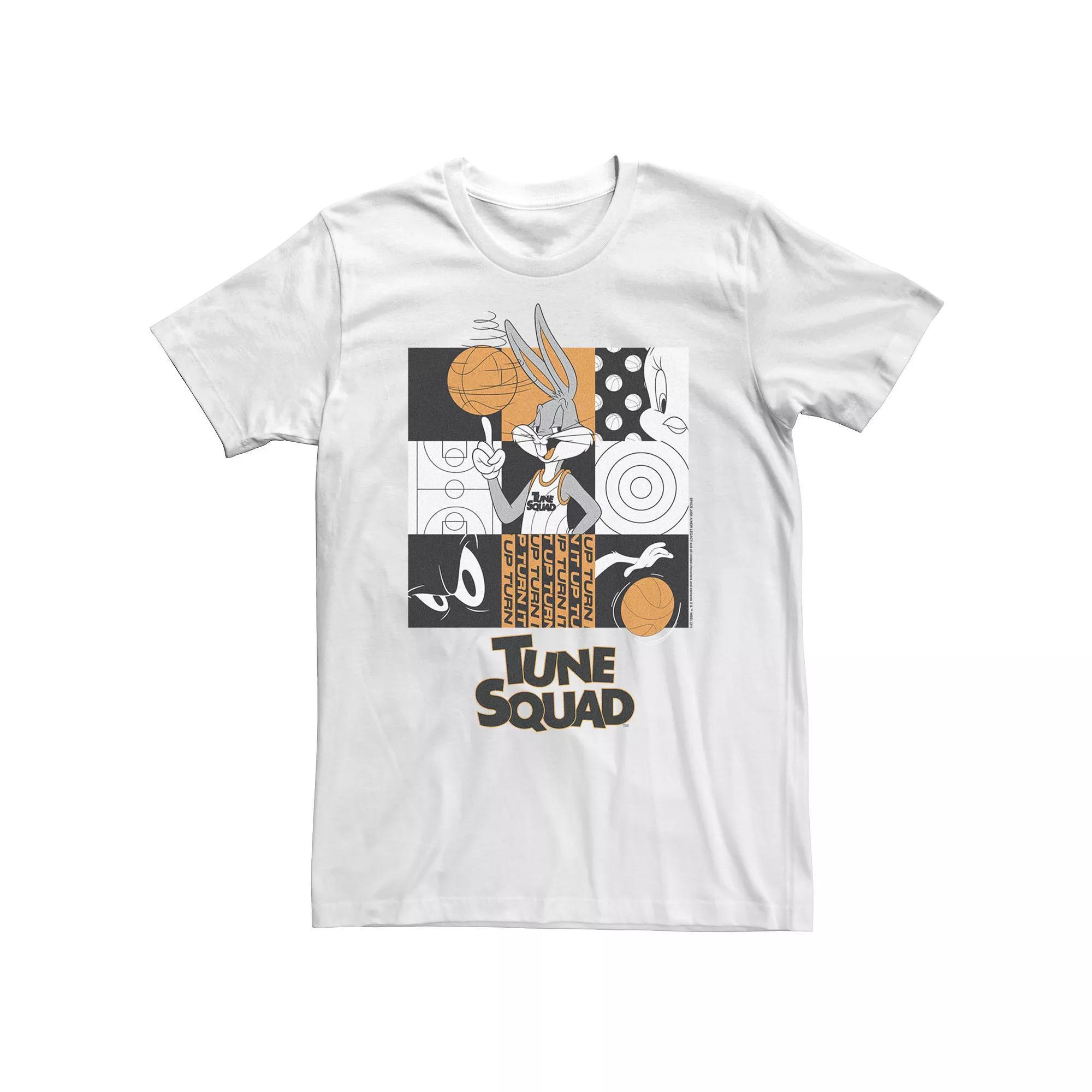 Big & Tall Space Jam 2 Bugs And Squad Boxed Up Tee, Men's, Size: 5XL, White Product Image