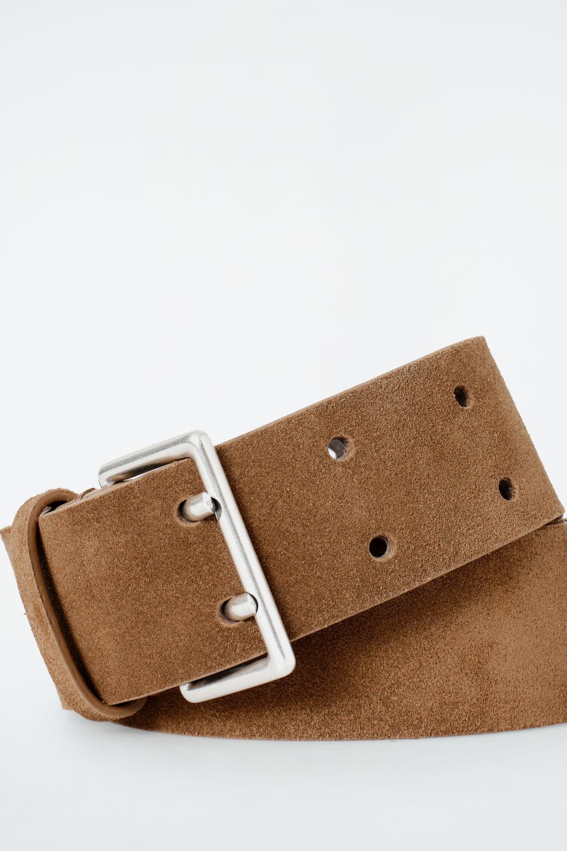 DOUBLE-PRONG SUEDE BELT Product Image