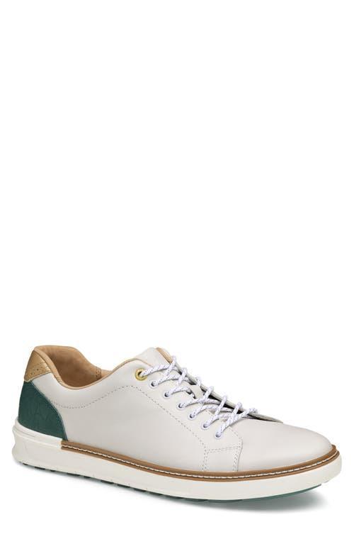Johnston  Murphy Mens McGuffey GL1 Hybrid Waterproof Leather Lace Up Golf Sneakers Product Image