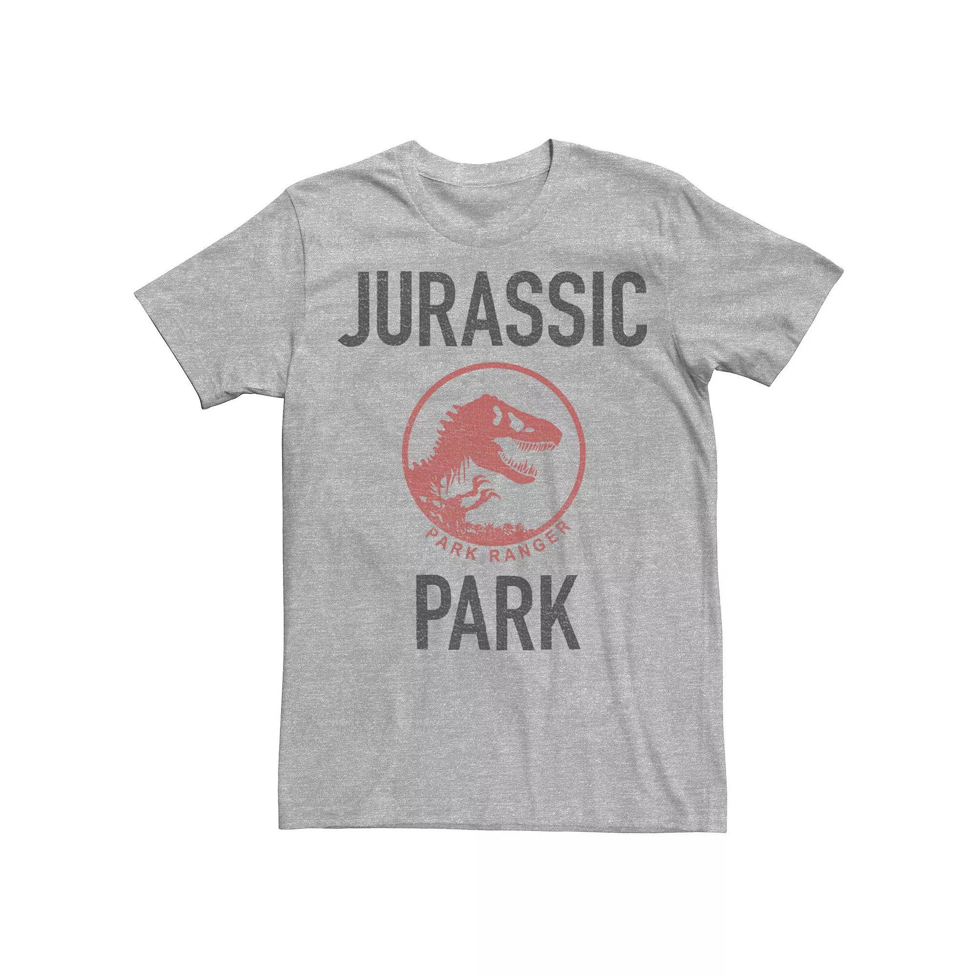Men's Jurassic Park Jurassic Ranger Tee, Size: Medium, Athletic Grey Product Image