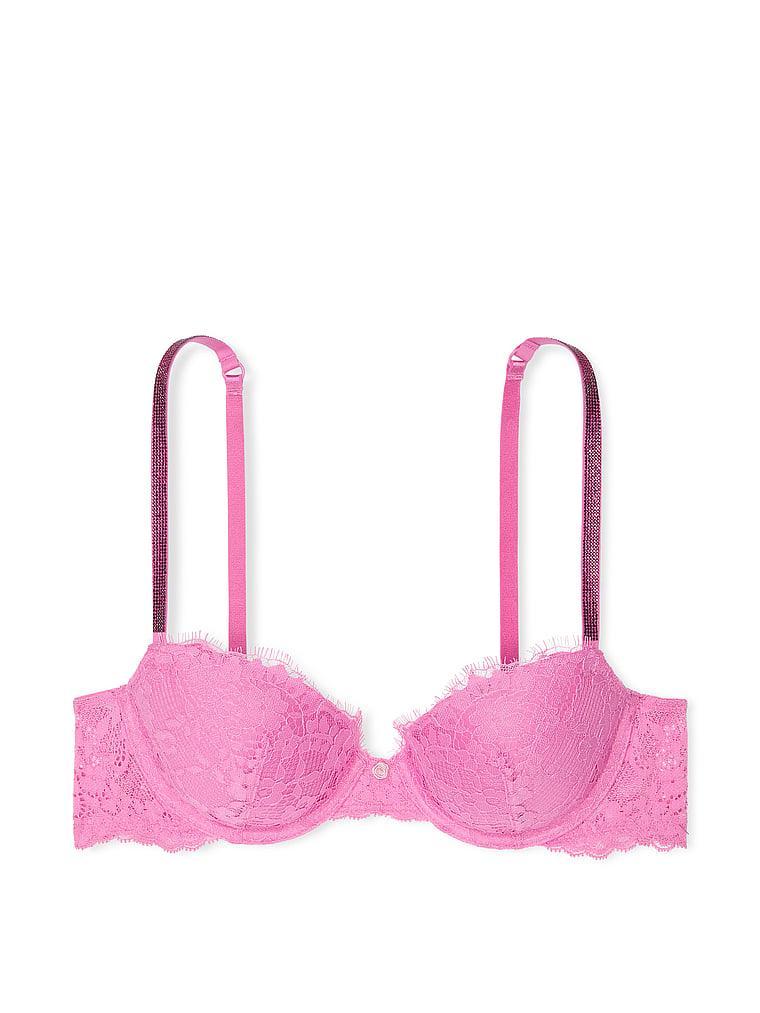 Twinkle Strap Lace Push-Up Bra Product Image