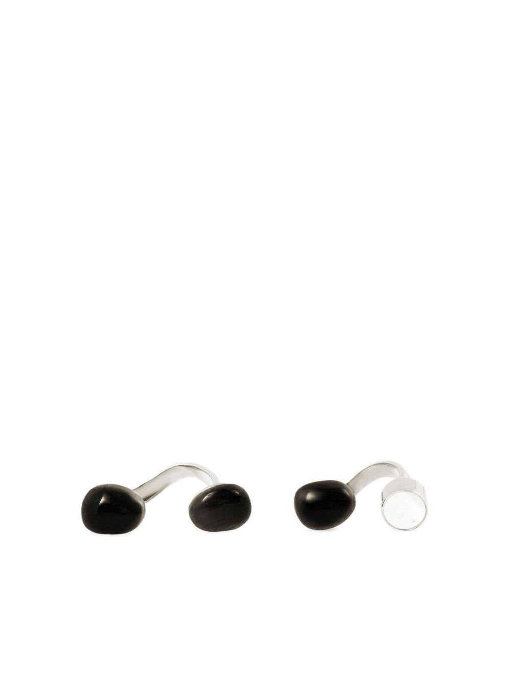 gemstone-embellished open ring set Product Image