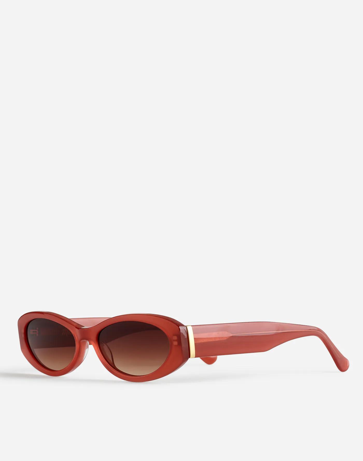 Skinny Oval Sunglasses Product Image