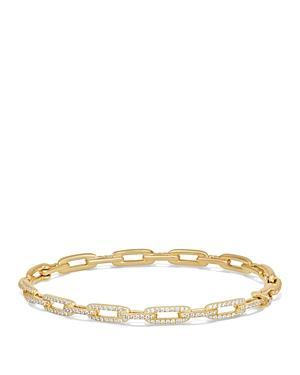 Womens Stax Chain Link Bracelet in 18K Yellow Gold Product Image