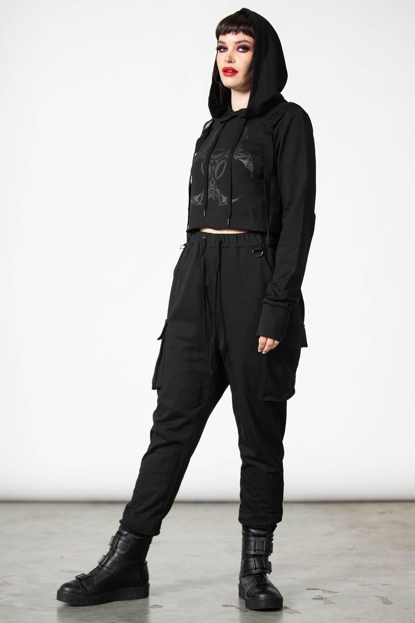 Ultraviolet Cropped Hoodie - Resurrect Female Product Image