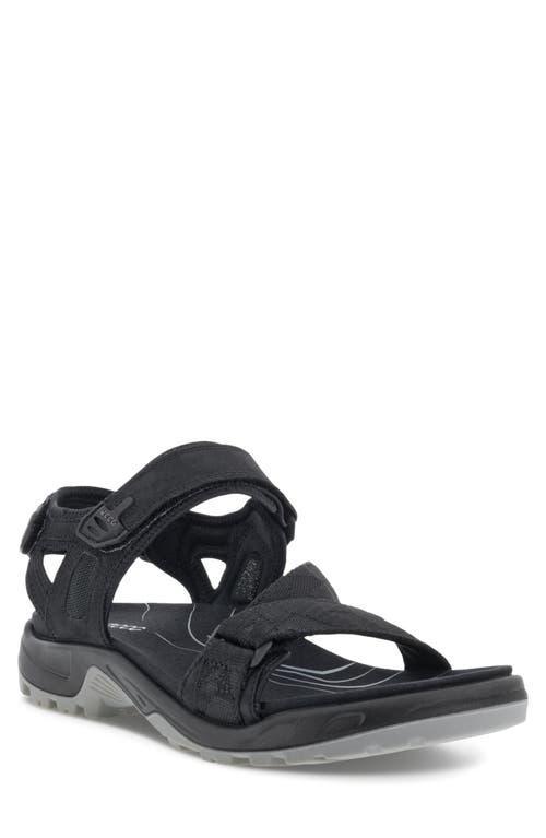 ECCO Sport Yucatan Coast Sandal Black) Men's Shoes Product Image