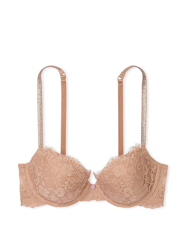 Twinkle Strap Lace Push-Up Bra Product Image