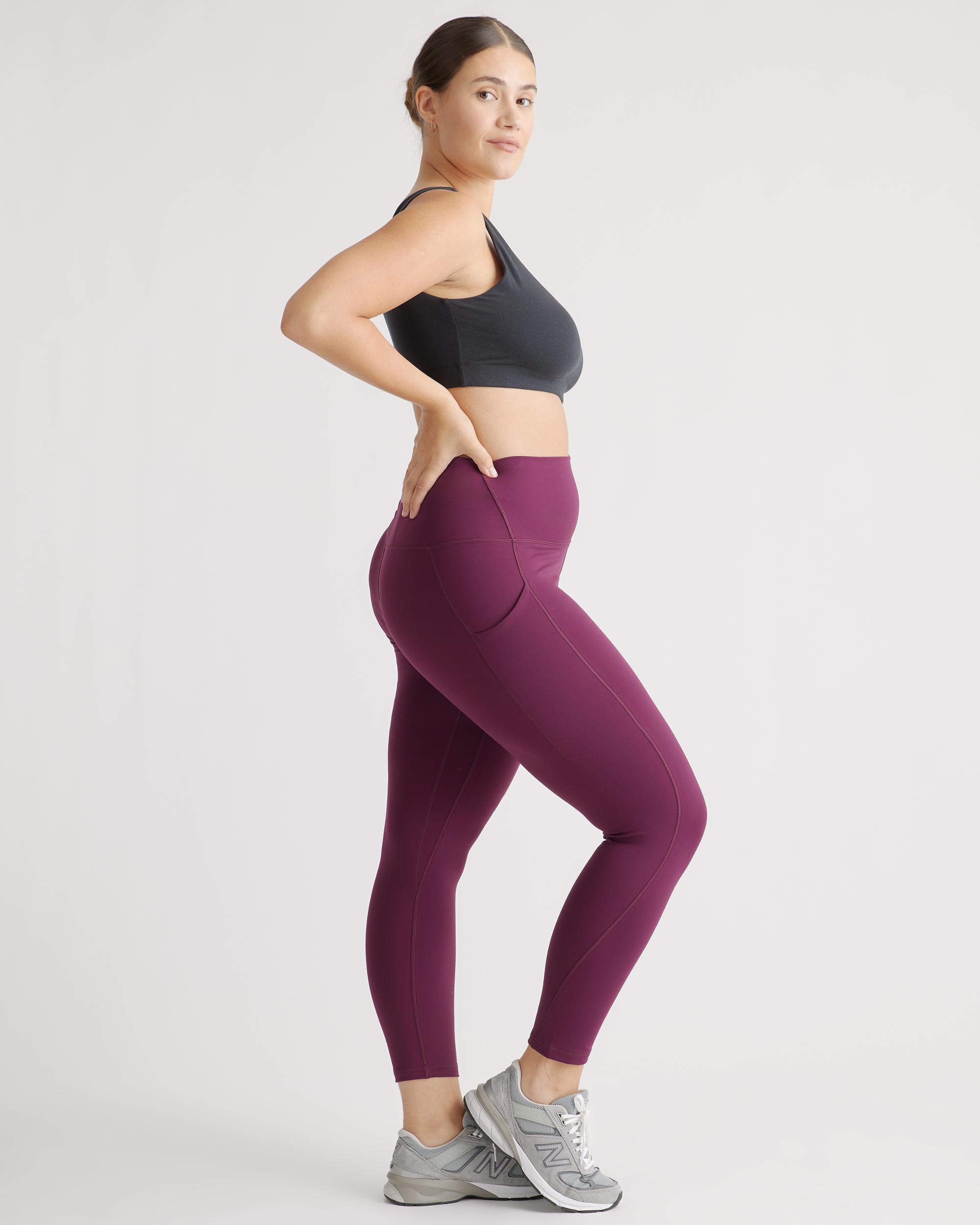 Quince | Women's Ultra-Form High-Rise Pocket Legging Nylon/Spandex Product Image