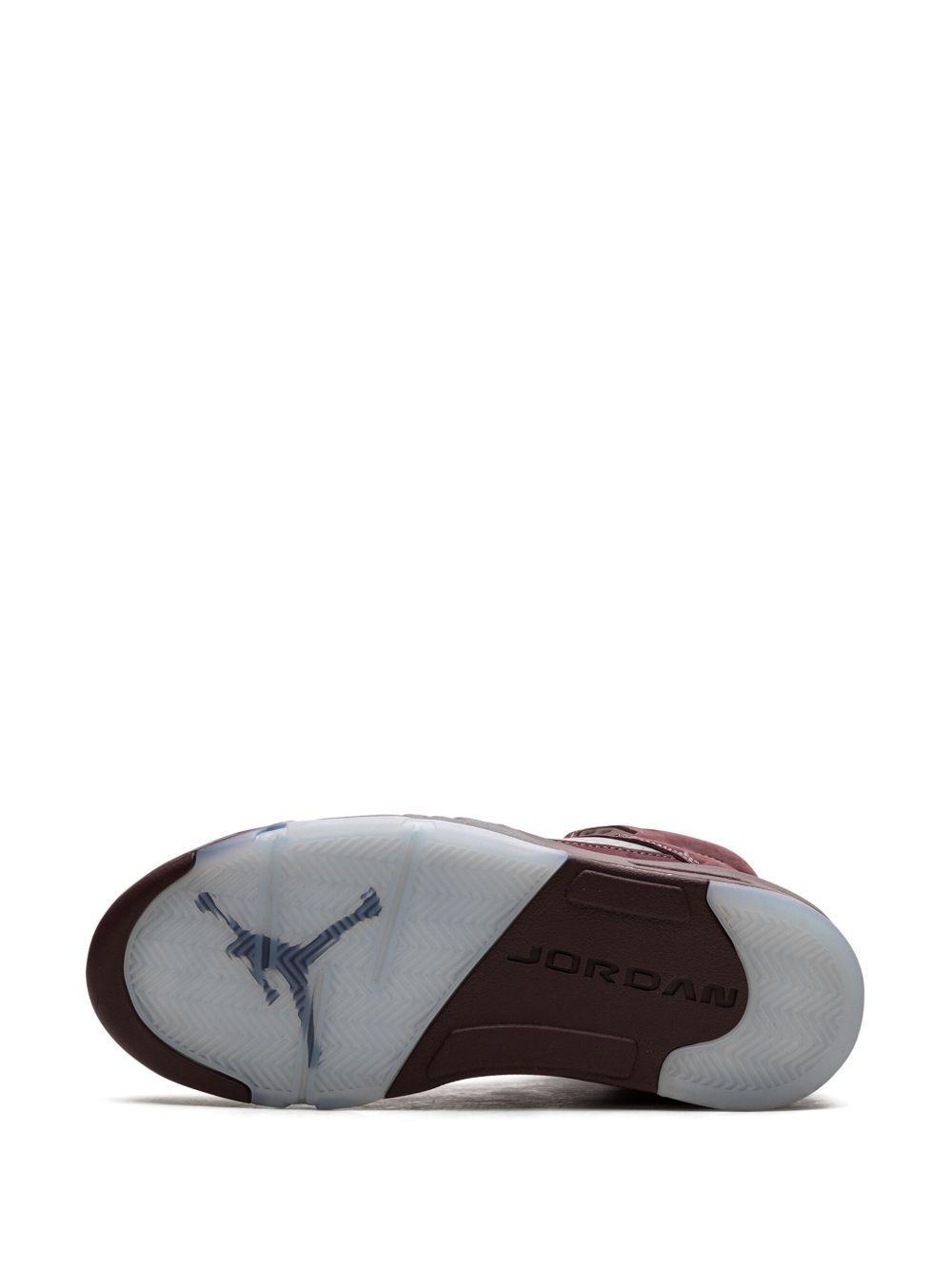 Air Jordan 5 "Burgundy" high-top sneakers Product Image