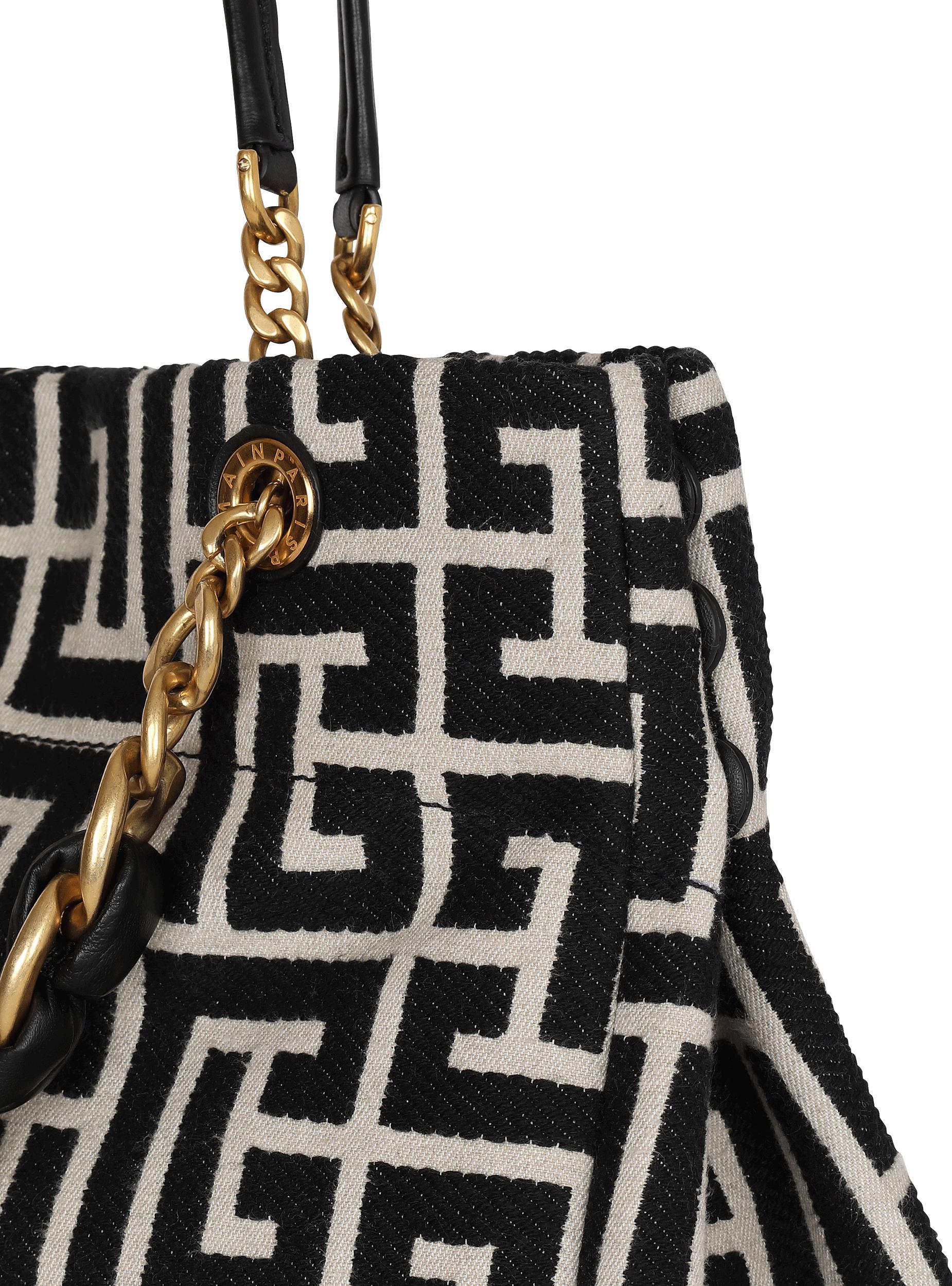 1945 Soft PB-monogrammed jacquard canvas tote bag Product Image