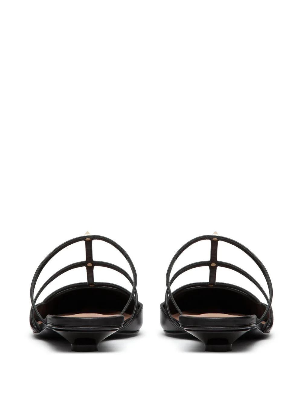 caged leather mules Product Image