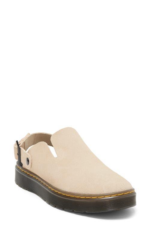 Dr. Martens Womens Carlson Suede Buckle Strap Clogs Product Image