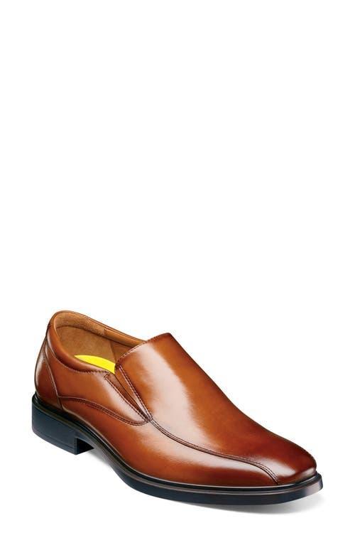 Florsheim Forecast Waterproof Bike Toe Slip-On (Cognac Smooth) Men's Shoes Product Image