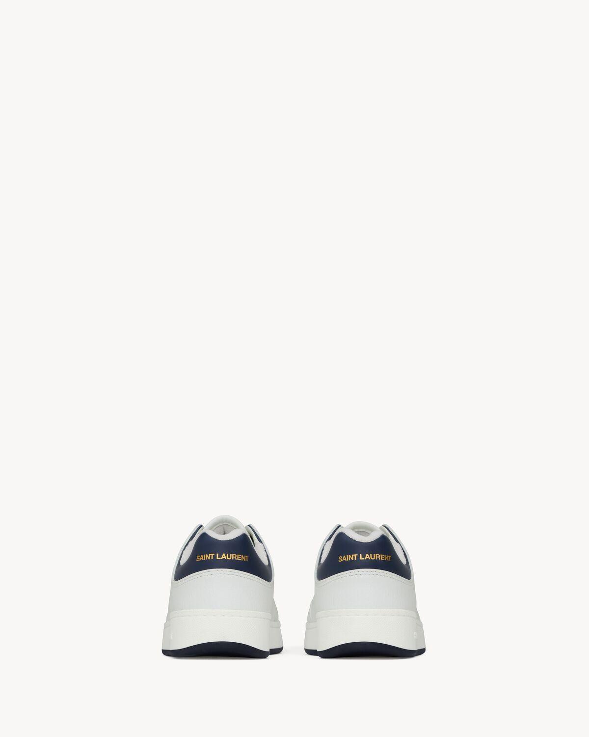 SL/61 sneakers in grained leather | Saint Laurent | YSL.com Product Image