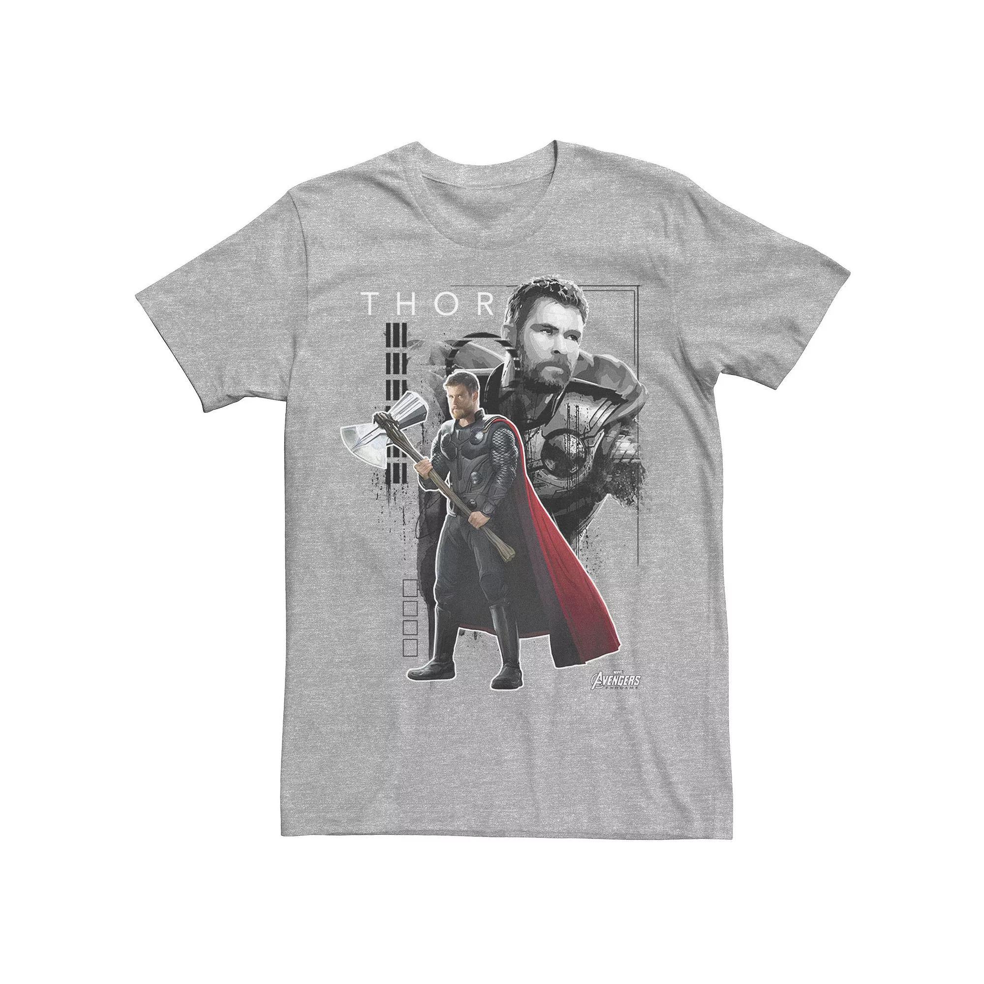 Mens Marvel Avengers Endgame Thor Collage Portrait Tee Product Image