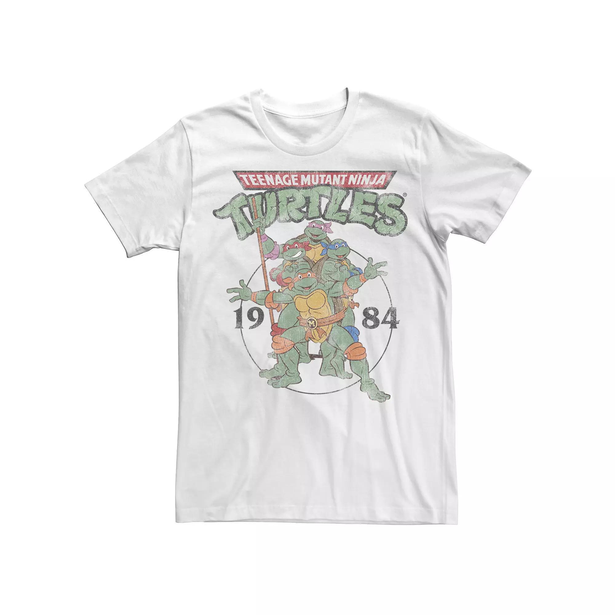Men's Nickelodeon Teenage Mutant Ninja Turtles Elite Group Est. 1984 Graphic Tee, Size: Small, White Product Image