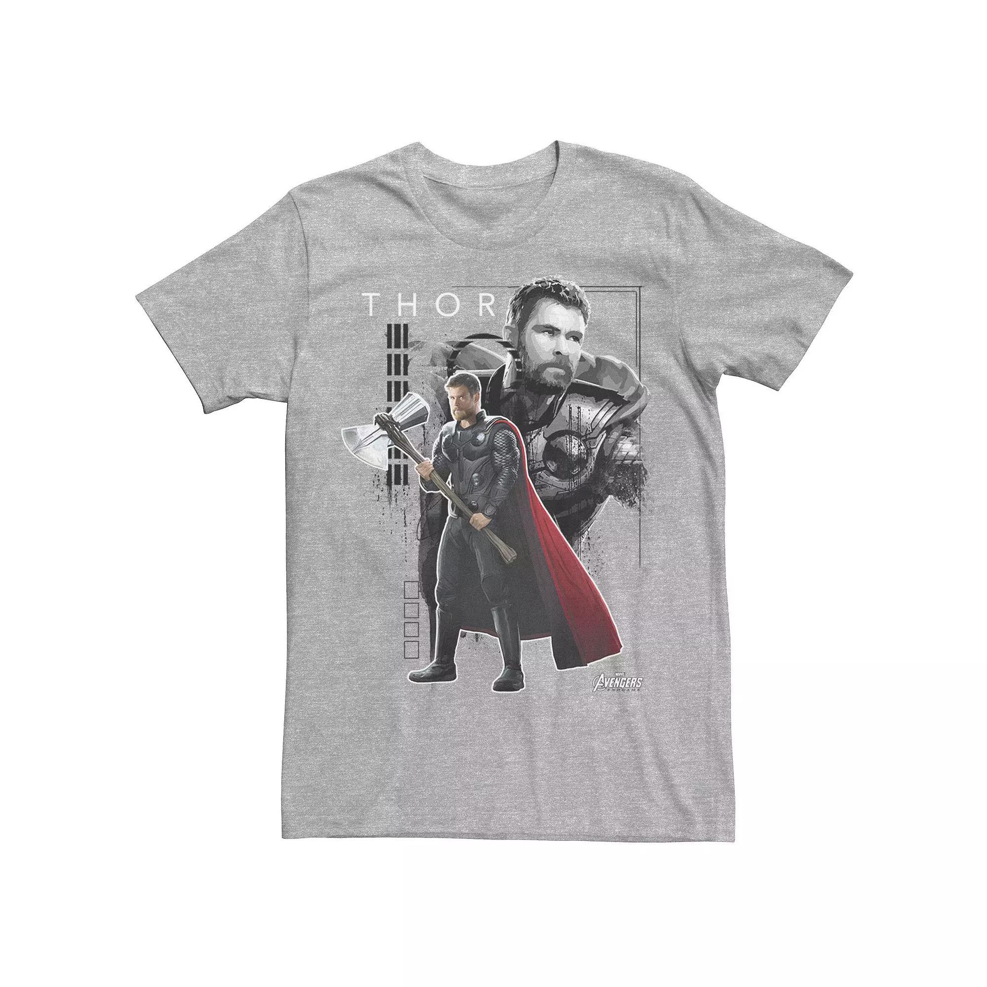 Mens Marvel Avengers Endgame Thor Collage Portrait Tee Product Image