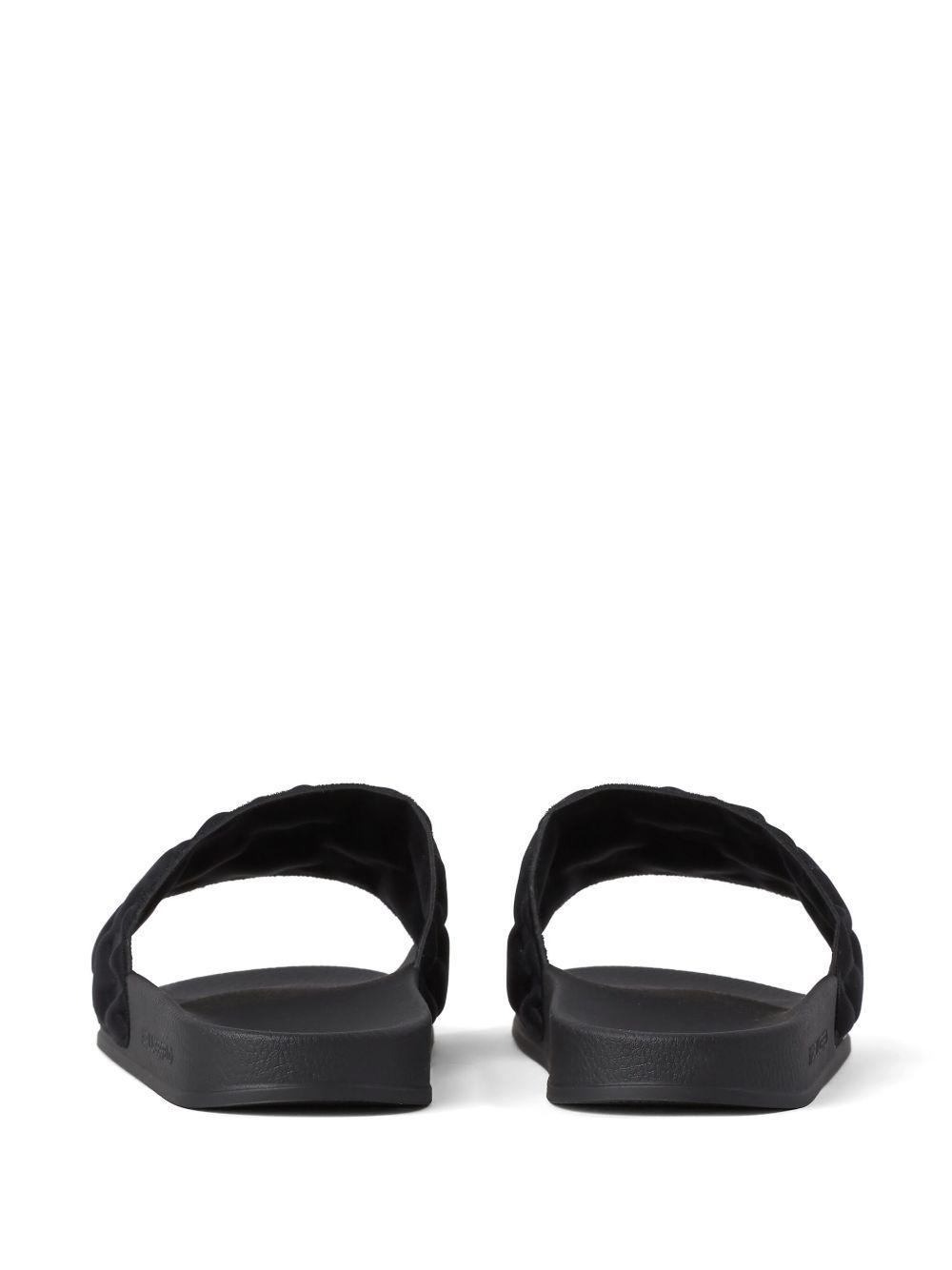 Monogram padded sandals Product Image