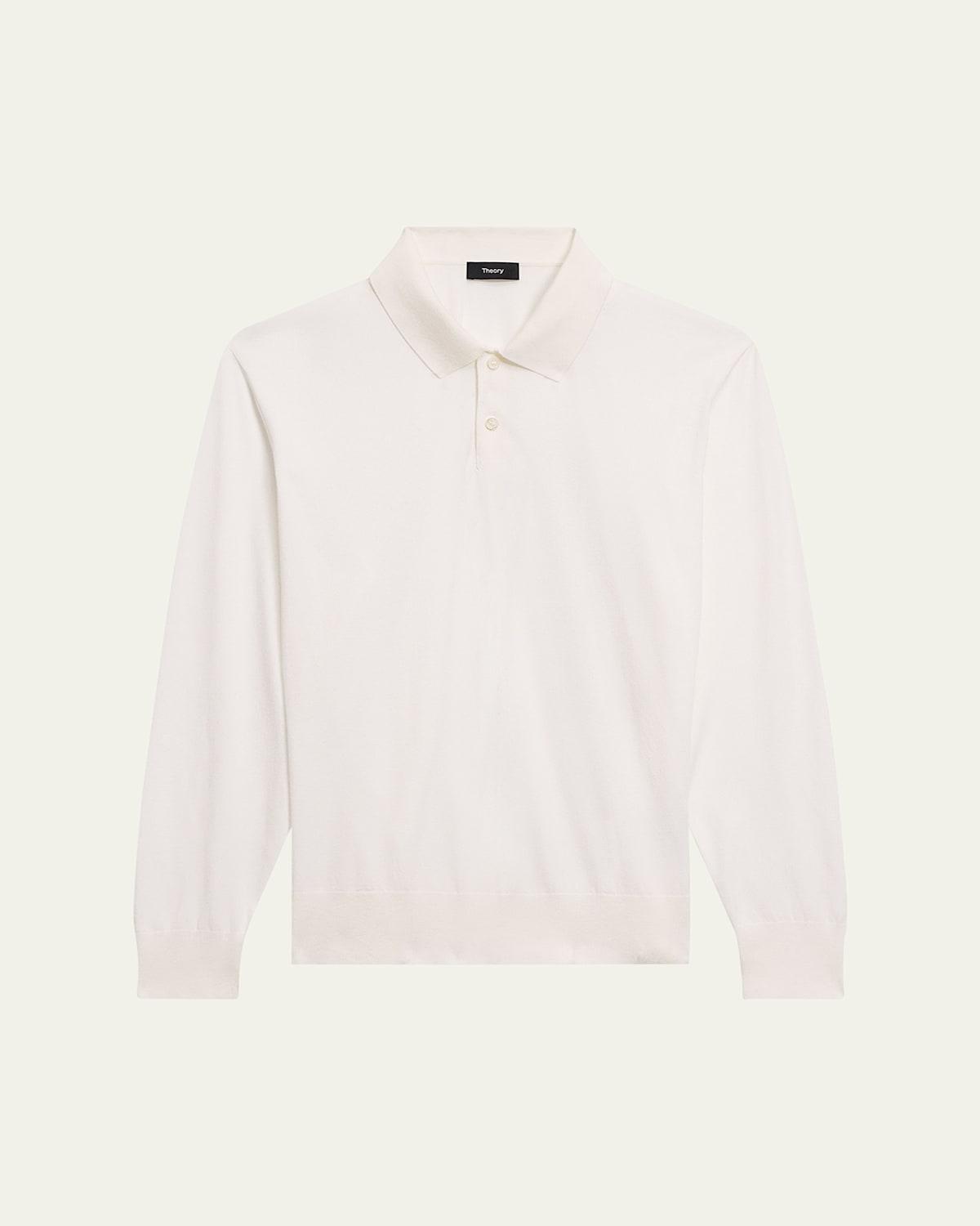 Mens Goris Long-Sleeve Polo Shirt Product Image