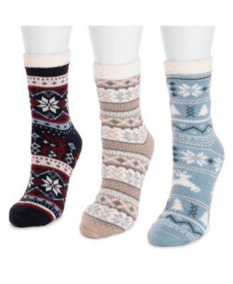 Women's MUK LUKS 3-Pair 2 Layer Quarter Socks, Red Ebony Product Image