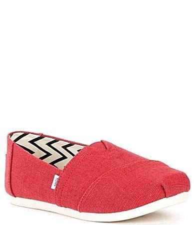 TOMS Womens Classic Alpargata Heritage Canvas Slip Product Image