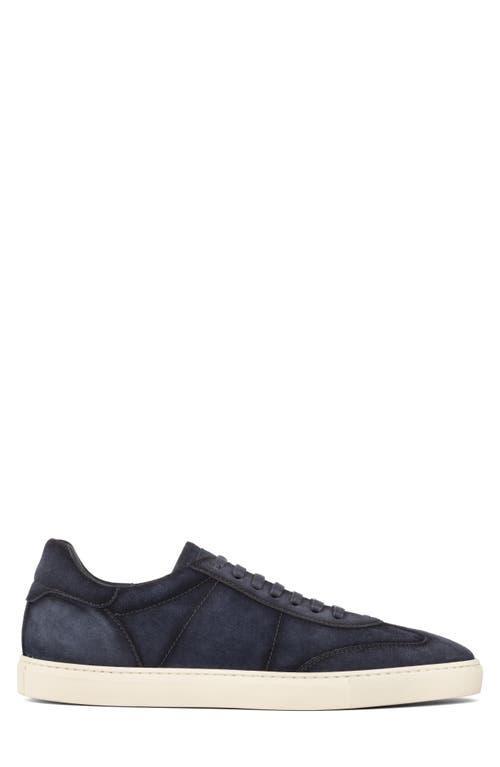 TO BOOT NEW YORK Men's Wilton Lace Up Suede Sneakers In Blue Product Image