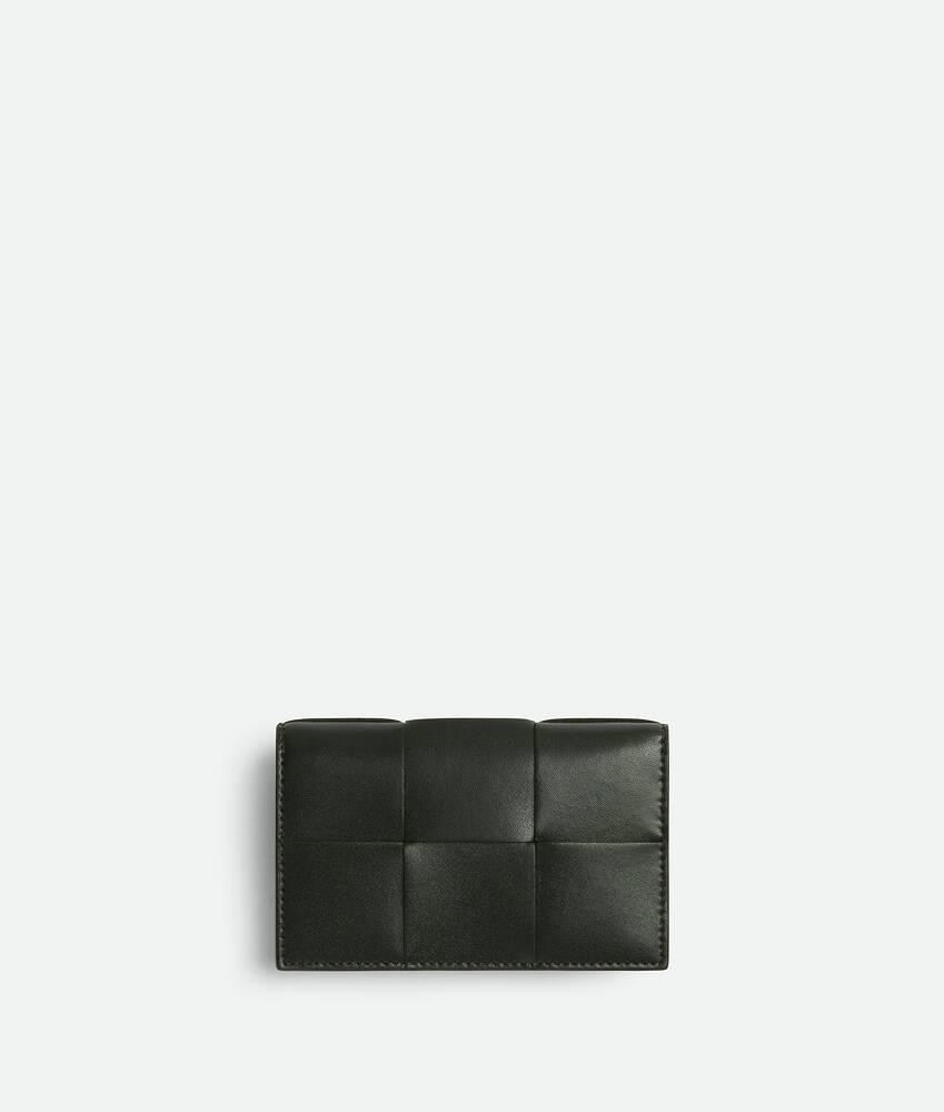 Men's Cassette Business Card Case in Dark green/agate grey Product Image