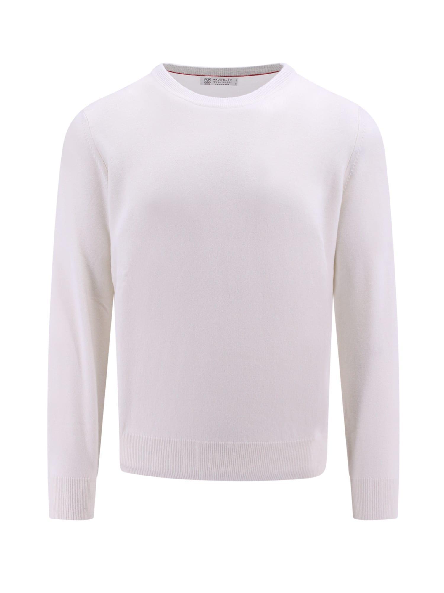 BRUNELLO CUCINELLI Sweater In White Product Image