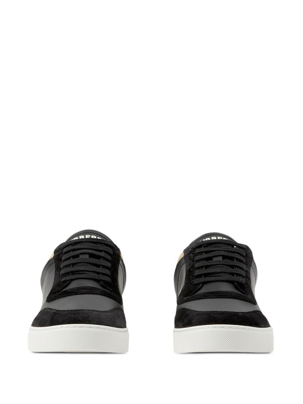 Vintage check-print sneakers Product Image