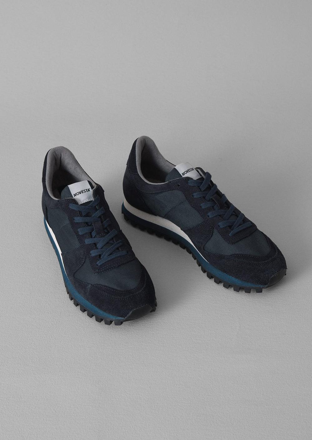 Novesta Marathon Trail Sole Trainers | Dark Navy Product Image