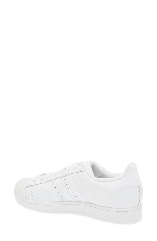 adidas Superstar II Sneaker in White/White/Black at Nordstrom, Size 11 Women's Product Image