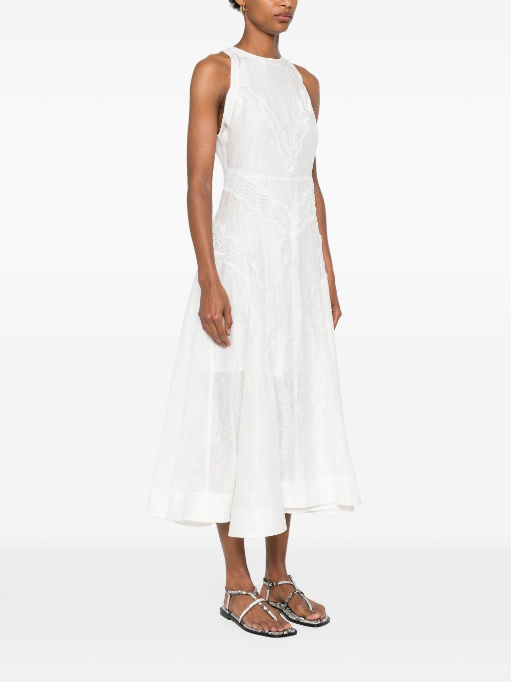 lace-detail midi dress Product Image