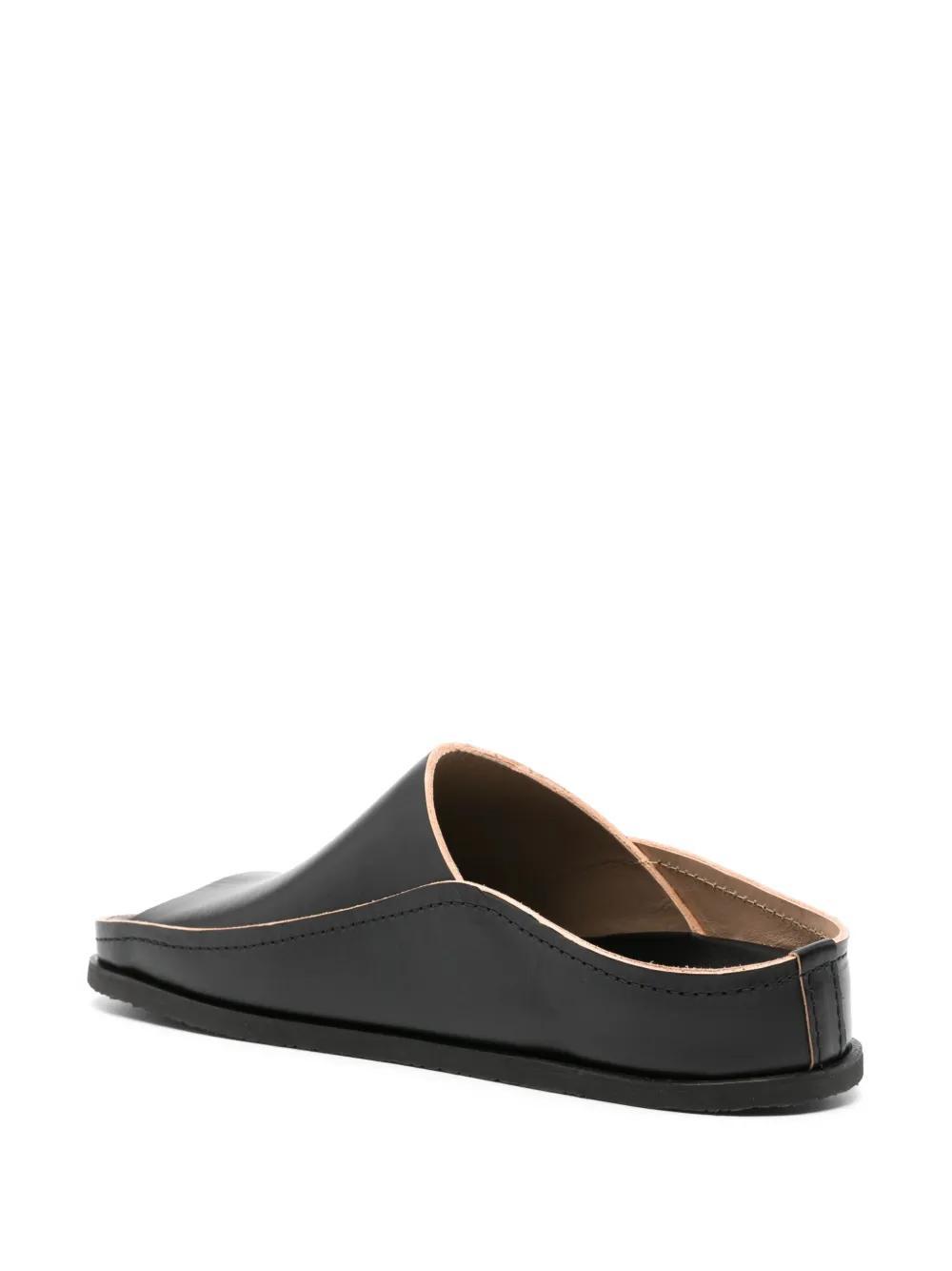 open-toe leather sandals Product Image