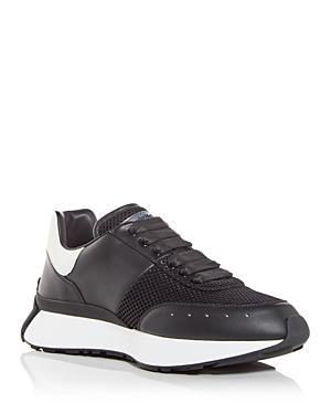 Mens Sprint Leather and Mesh Low-Top Sneakers Product Image