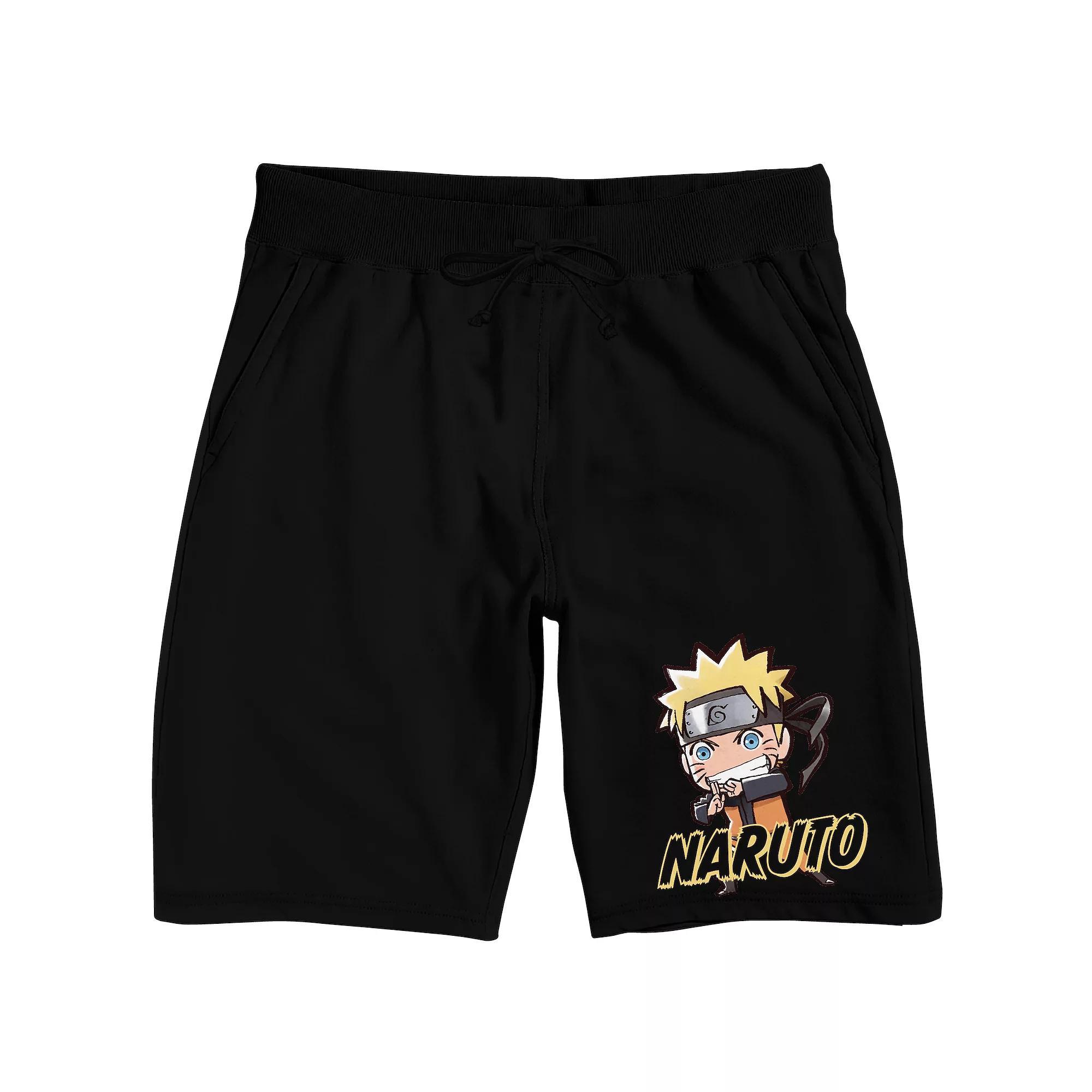 Mens Naruto Shippuden Chibi Pajama Shorts Product Image