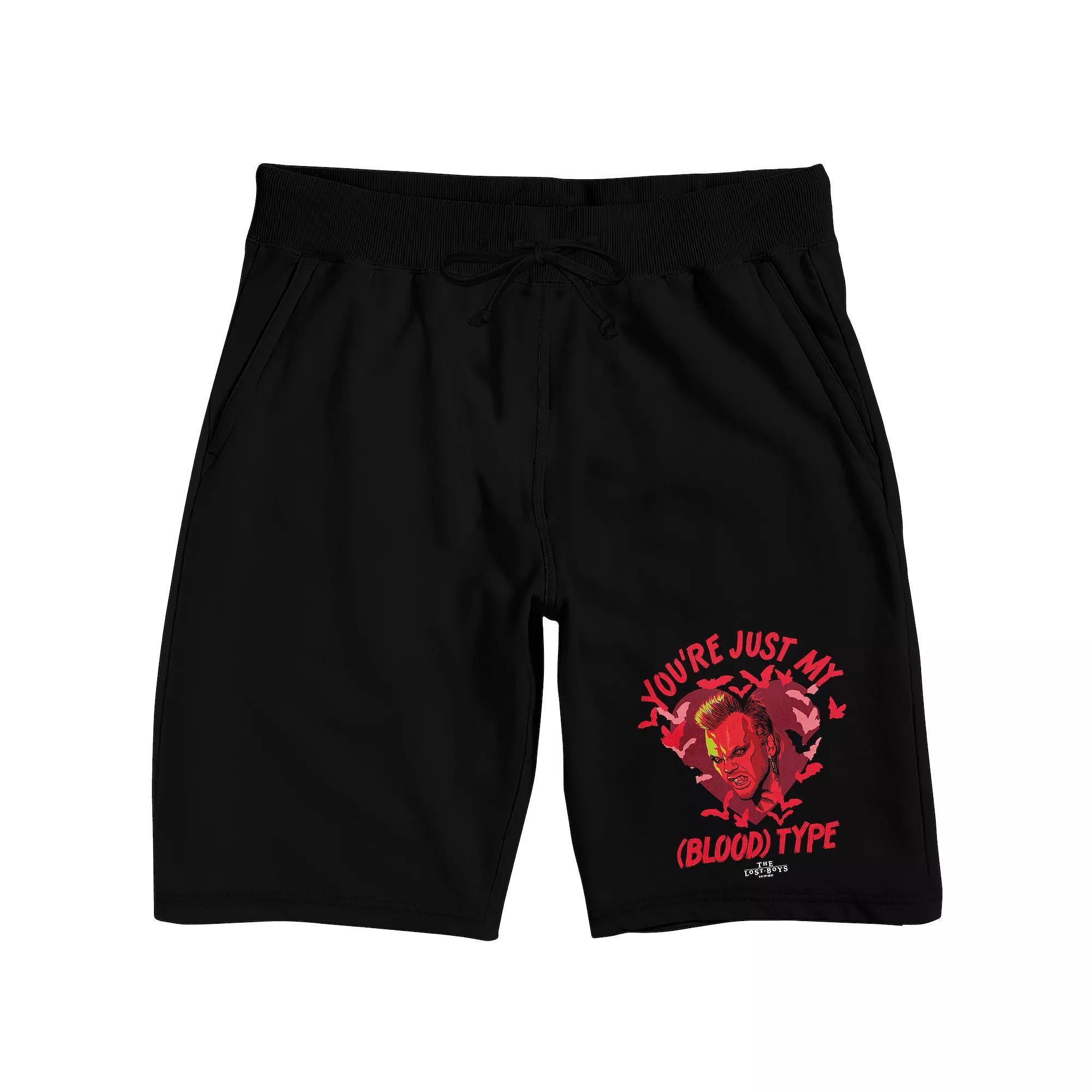 Men's The Lost Boys Sleep Shorts, Size: XXL, Black Product Image