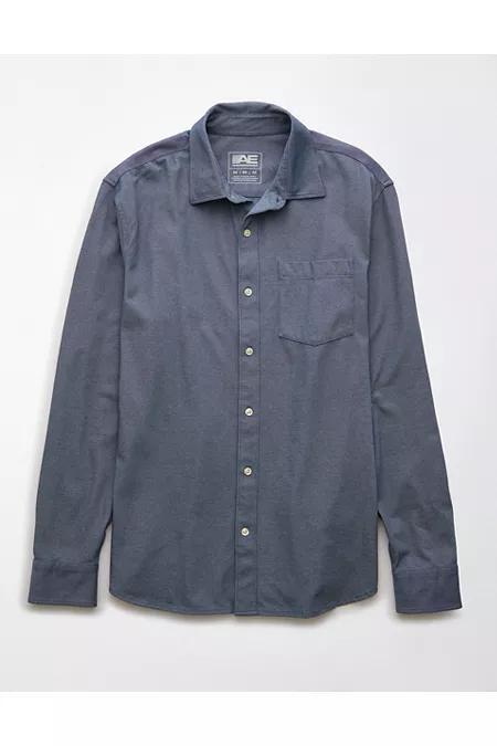 AE 24/7 Club Long Sleeve Button-Up Shirt Men's Product Image