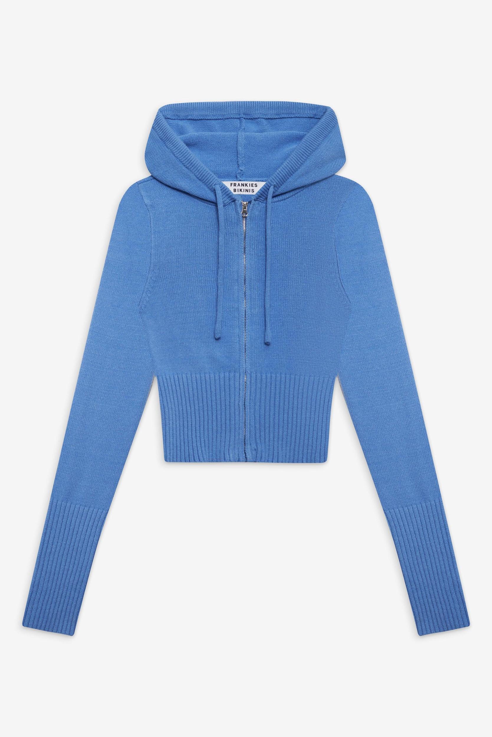 Aimee Zip Up Hoodie - Blue Moon Product Image