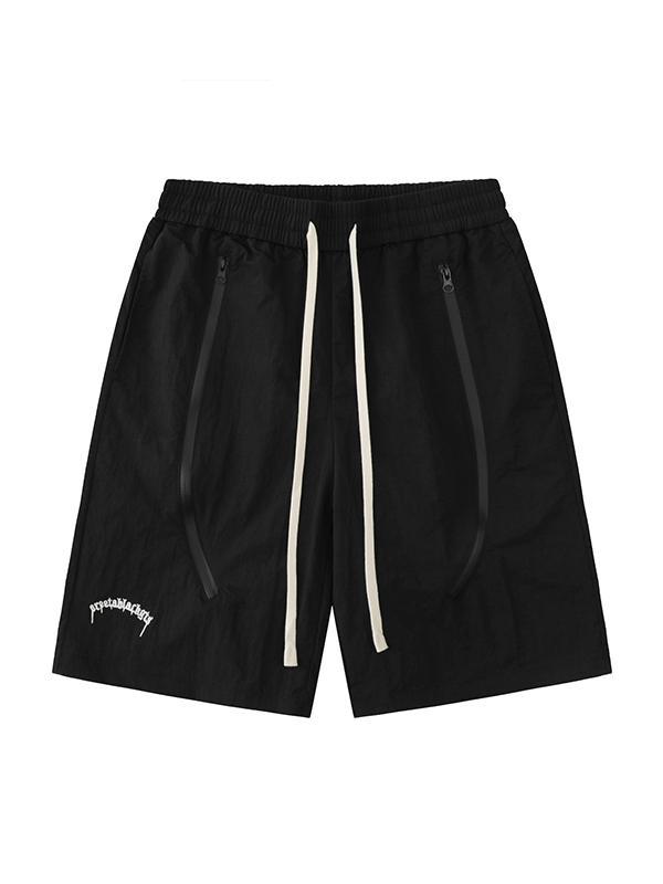 Solid Color Pocket Cargo Shorts Product Image