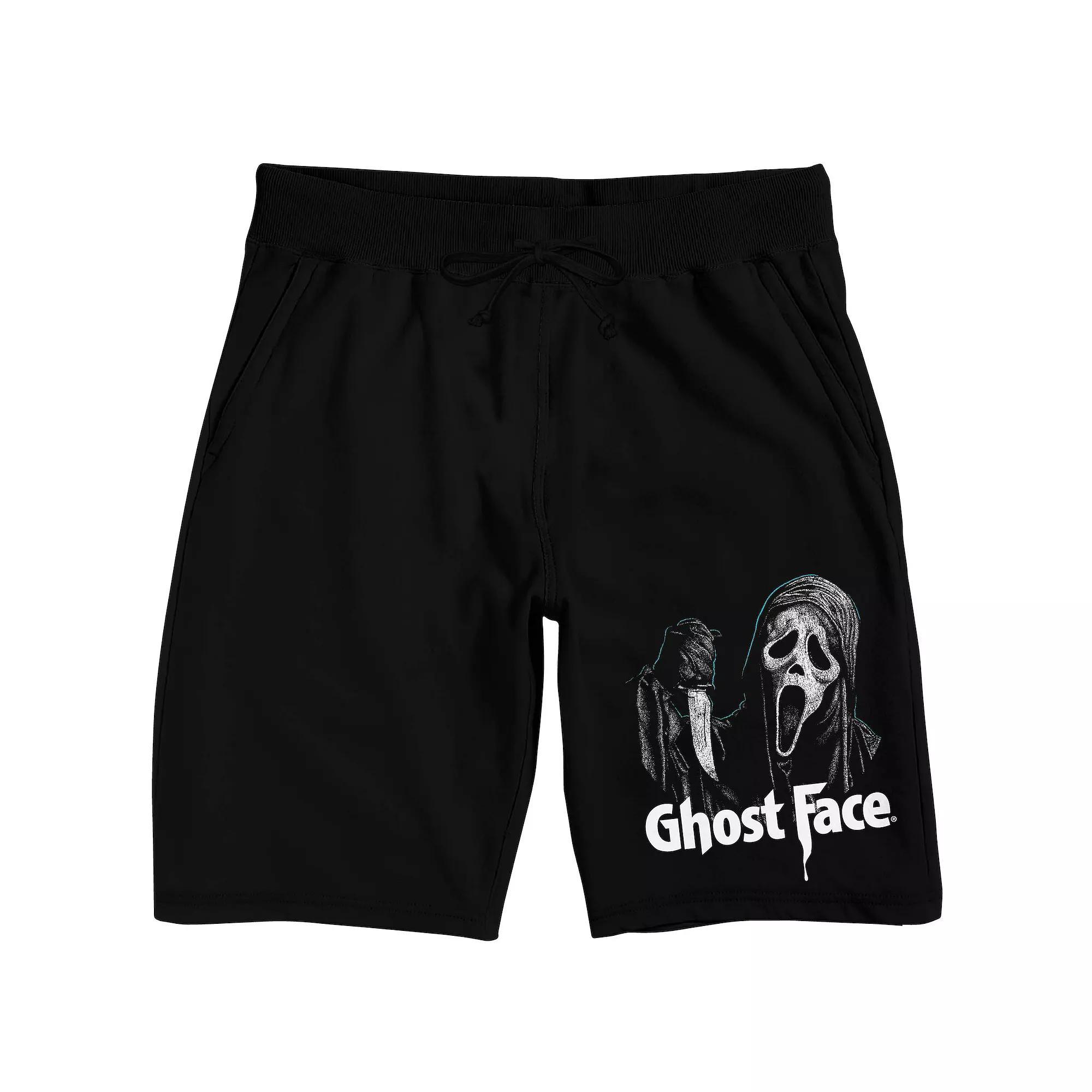 Men's Ghost Pajama Shorts, Size: Small, Black Product Image