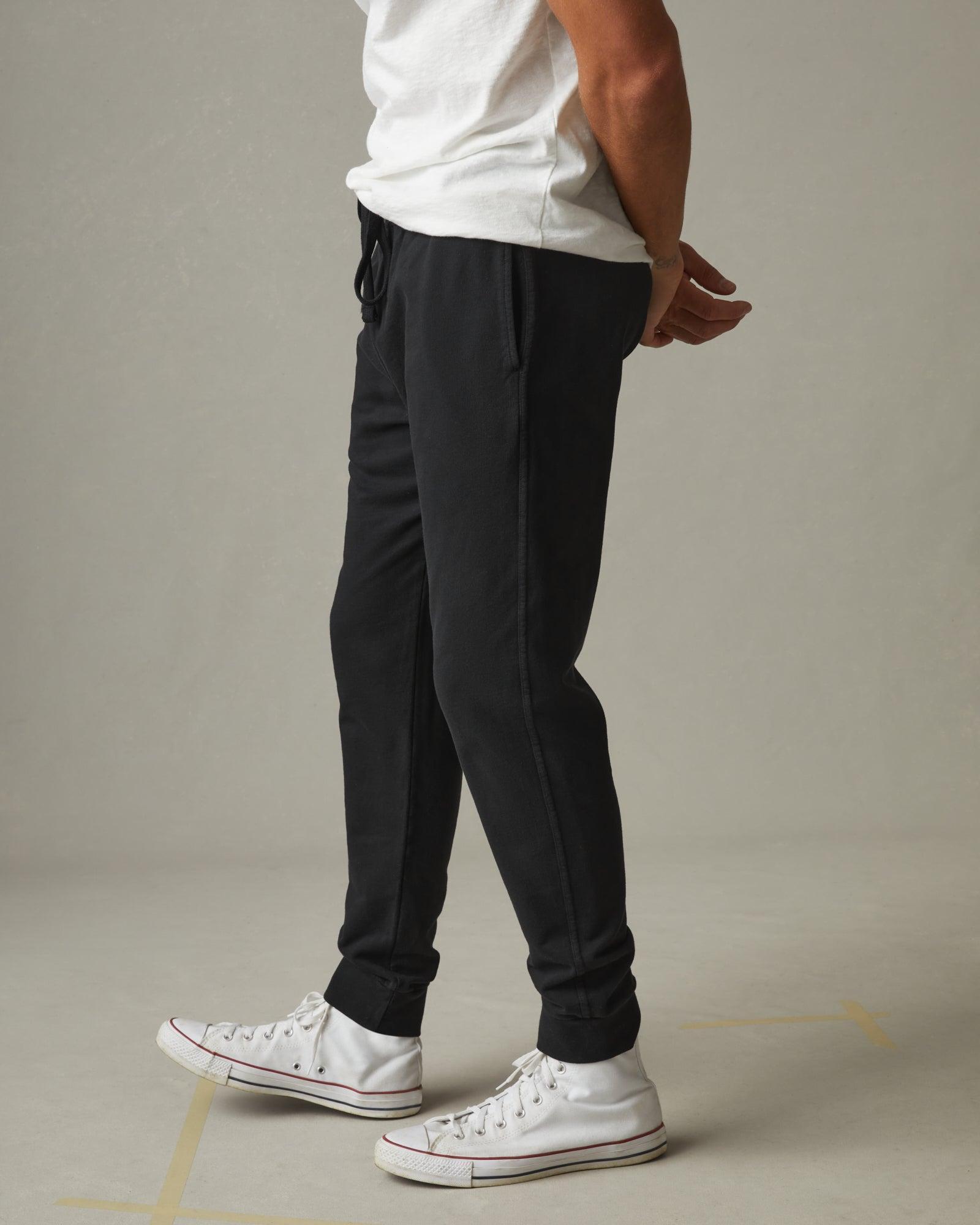 Men's French Terry Jogger - Black Product Image