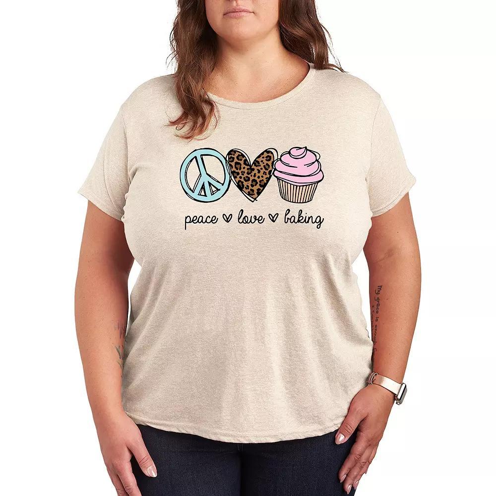 Plus Dr. Seuss Cat In The Hat MessGraphic Tee, Womens Grey Gray Product Image