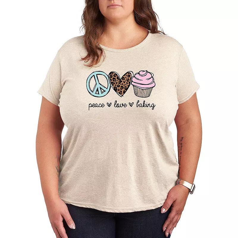 Plus Dr. Seuss Cat In The Hat MessGraphic Tee, Womens Grey Gray Product Image