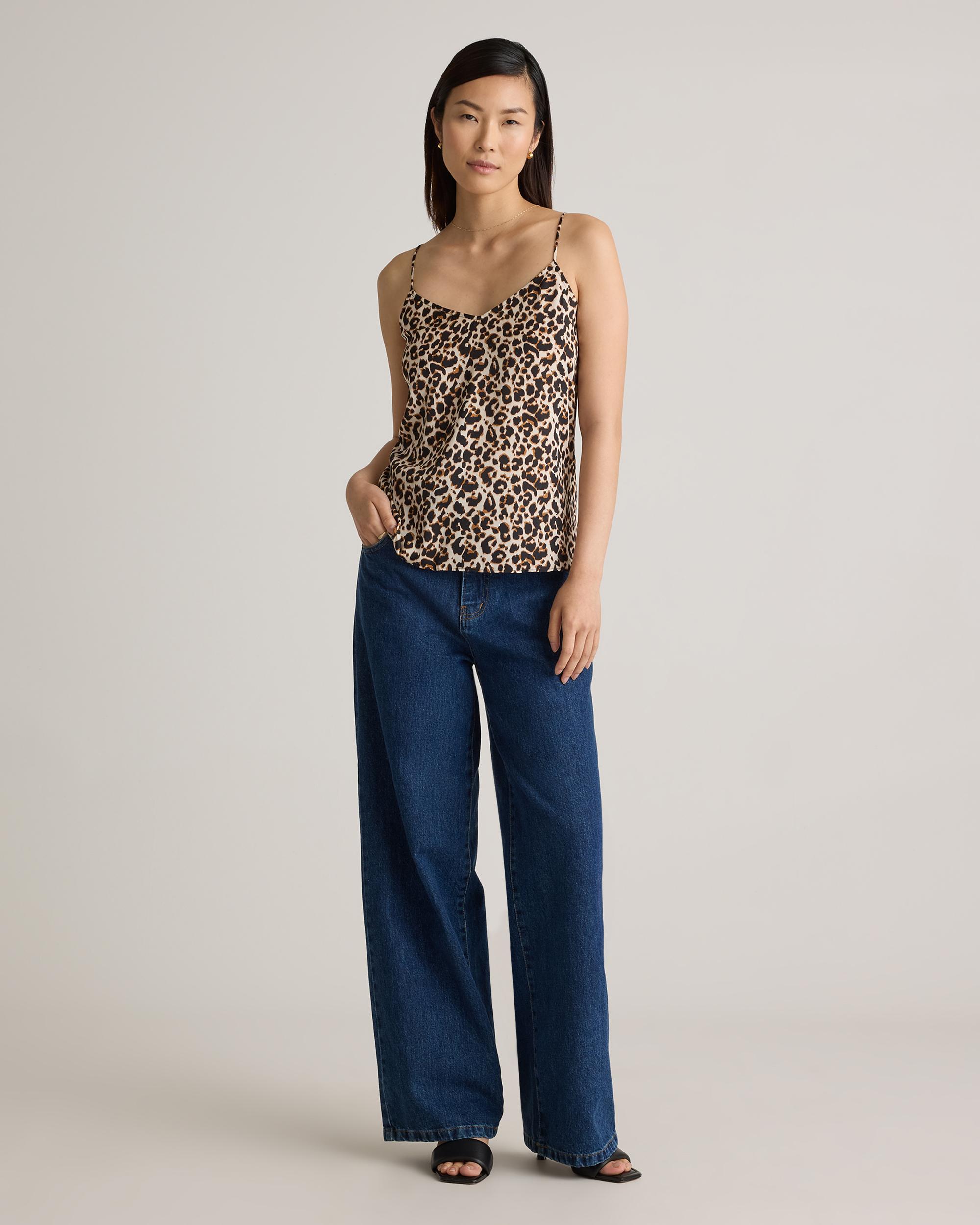 Quince | Women's Washable Stretch Silk V-Neck Cami Product Image