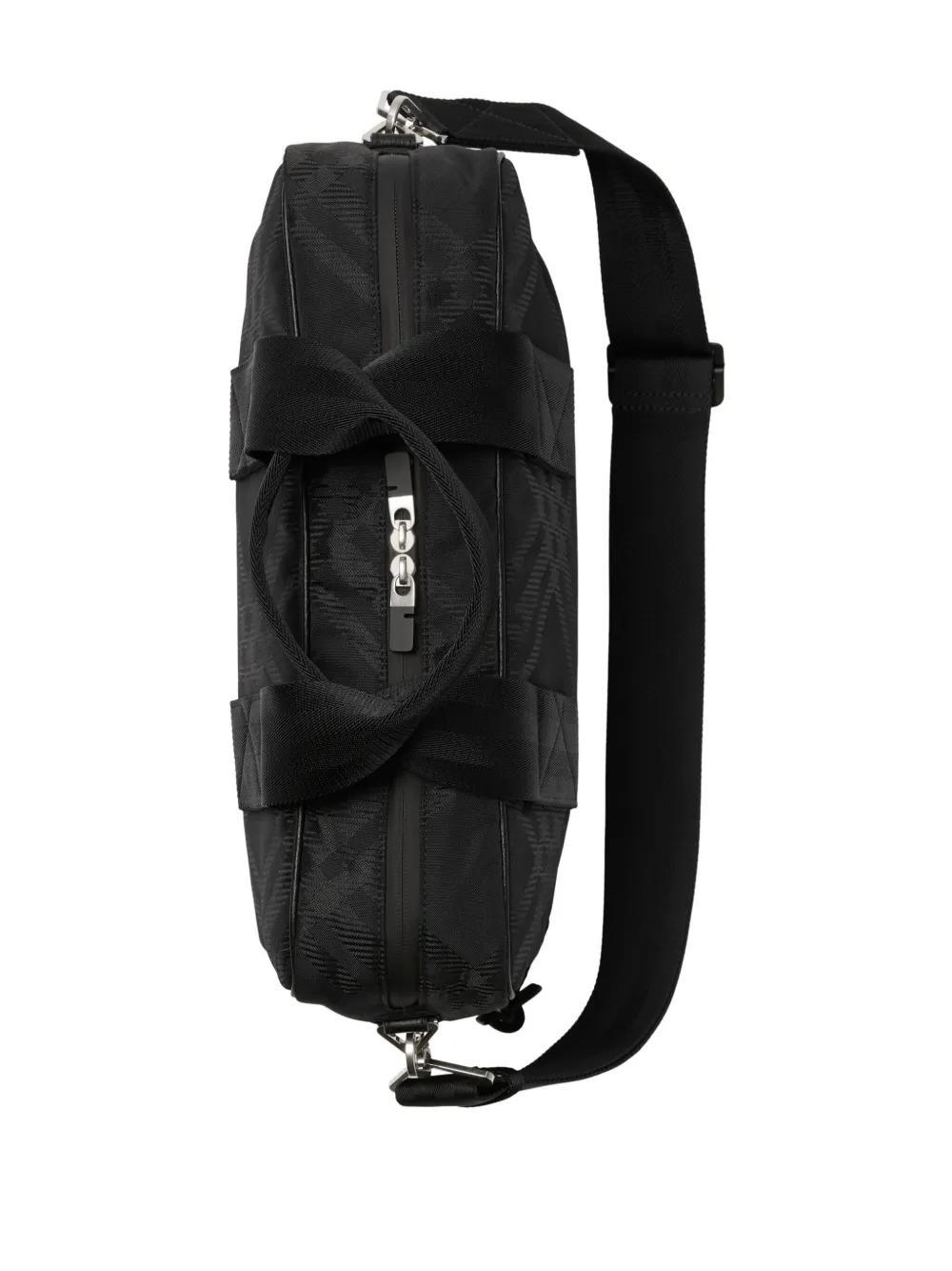 checked-jacquard briefcase Product Image